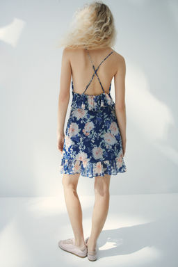 Vestido de gasa con volantes - H&m фото 5
