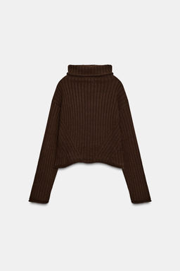 RIB KNIT JUMPER - Zara фото 7