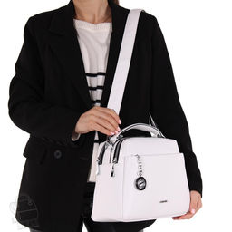 Сумка женская  592905-9 white Velina Fabbiano-Safenta/30 в Новосибирске