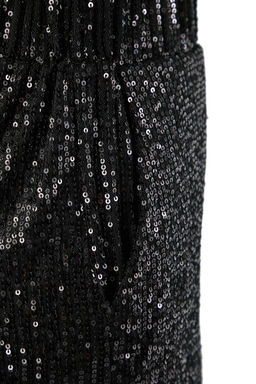 Siyah Dokumlu Beli Lastikli Payet Sort TPRAW26SR00003 - Trendyolmilla фото 9