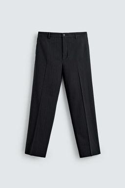 PINSTRIPED SUIT TROUSERS - Zara фото 6