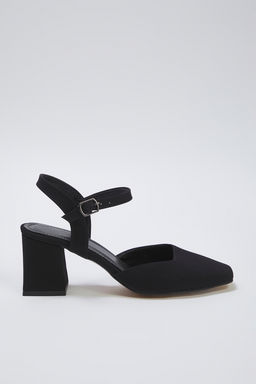 Trendyol Shoes Bej Bilekten Baglamal? Kare Burun Kad?n Blok Topuklu Ayakkab? TAKSS25TO00052 - Trendyolmilla фото 10