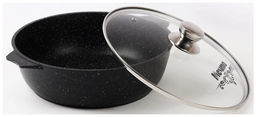ГРАНИТ BLACK Жаровня 5,0 л, арт. 35802