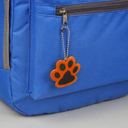 Цена за 5 шт. Светоотражающий элемент «Лапка», 5,5 × 4,8 см, цвет оранжевый