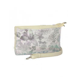 Сумка женская натуральная кожа ADEL-72 (отделка - ИСК/КОЖА), 3отд, плечевой ремень, бежевый 263995