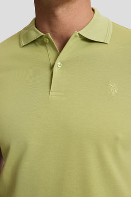 Erkek Ye_il Regular Fit Polo Yaka Basic Ti__rt - U.s. polo assn фото 6