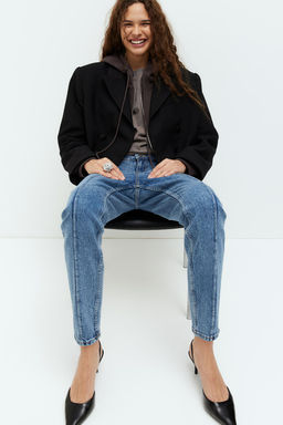 Slim Straight Low Ankle Jeans