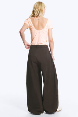 Pantal?n de tiro bajo y pernera abombada - H&m фото 6