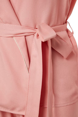 Trendyolmilla Bej Kusakl? Biye Detayl? Kruvaze Viskon Hamile Dokuma Pijama Tak?m? THMAW22PT1109  фото 43