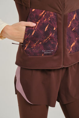 Жилет пуховый Коричневый