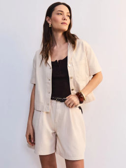 Джинсовая рубашка с коротким рукавом ZR2605092361-2 / Zarina