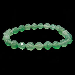 Браслет из камня 8мм Нефрит с огранкой привлечение изобилия