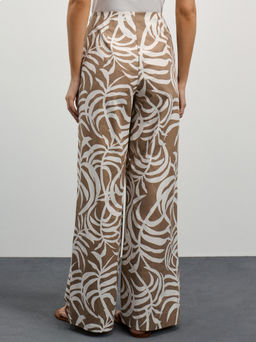 Брюки из хлопка с принтом / Zarina  фото 4