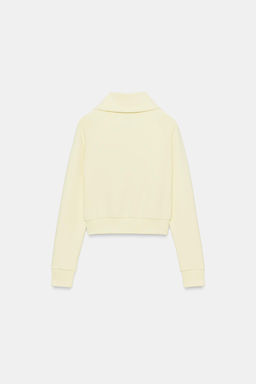 CHAQUETA FELPA CREMALLERA / Amarillo - Zara фото 7