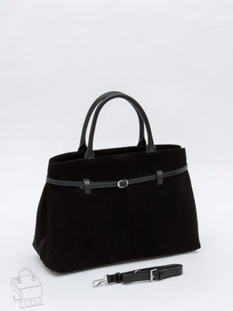 Сумка женская кожаная 8018-1S black Velina Fabbiano-Safenta