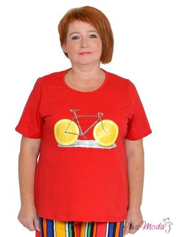 Футболка Модель №1032 размеры 44-84 - Plusmoda фото 2