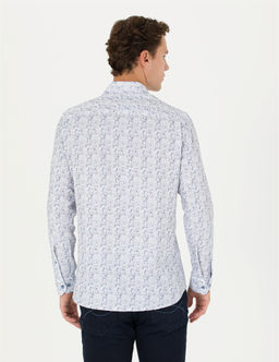 Mavi Slim Fit Uzun Kollu G_mlek - Pierre cardin фото 5
