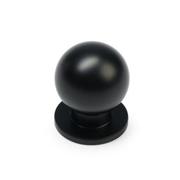Ручка-кнопка мебельная CAPPIO RK146, d=25 мм, черный