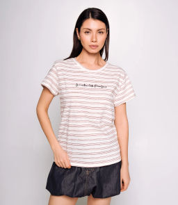 Футболка #КТ9102 (1), красный, белый