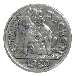 10 пфеннигов 1920 года Германия  Нотгельд Аахен