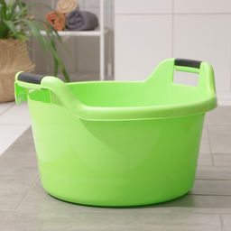 Таз хозяйственный круглый, 30 л, d=49.5 см, h=30.5 см, пластик, МИКС