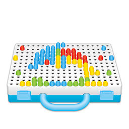 Конструктор "Дарите радость " 2D- 164 детали  5в1, в коробке