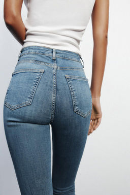 TRF SCULPT HIGH-WAIST JEANS - Zara фото 47
