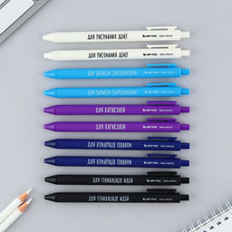 Цена за 10 шт. Ручка прикол шариковая синяя паста автоматическая 0,7 мм МИКС надписей Приколы, пластик - Artfox фото 4