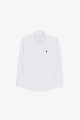 Erkek Beyaz Uzun Kollu Basic G_mlek - U.s. polo assn фото 6