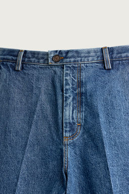 PANTAL?N CHINO DENIM REGULAR FIT / Azul medio - Zara фото 3