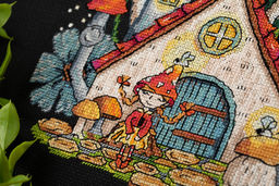 Набор для вышивания PANNA VS-7321 Грибной домик 19 х 24.5 см