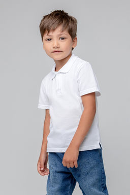 К 302108/белый джемпер-поло д/дет яс - Crockid фото 2