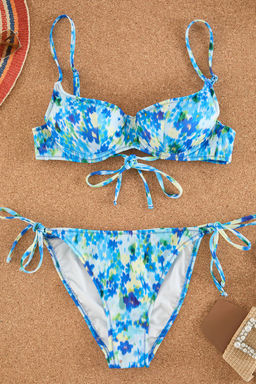TRENDYOLMILLA K?rm?z? Balkonet Baglamal? Regular Bikini Tak?m? TBESS25BT00043  фото 5