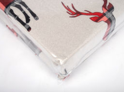 2 спальный комплект 4531-БЧ фланель "Chrismas reindeer" рис. 615602