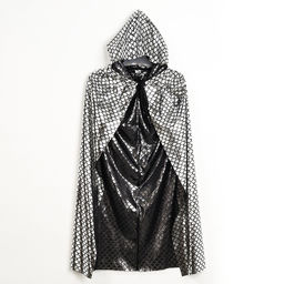 Карнавальный набор детский новогодний «Серебряная Змея»: плащ длина 80 см, маска