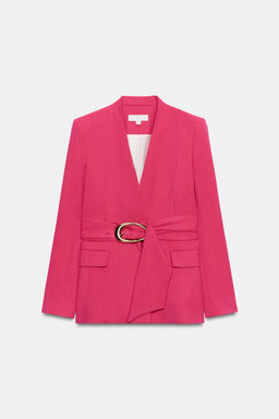 BLAZER HOMBRERAS CINTUR?N / Fucsia - Zara фото 4