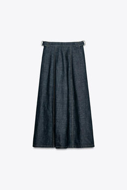 MIDI SKIRT WITH BUCKLES - Zara фото 5
