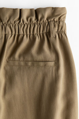 Pantal?n barrel con cintura paper bag - H&m фото 3