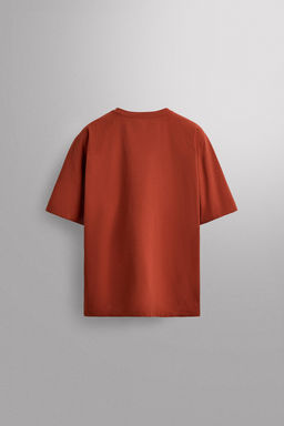 CAMISETA T?CNICA PARCHE / Burgundy - Zara фото 7