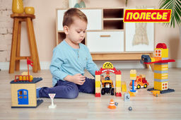 Конструктор Макси - Строительная фирма (90 элементов) (в коробке) - Полесье фото 9
