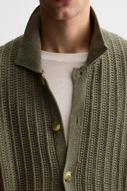 TEXTURED KNIT SHIRT - Zara фото 6
