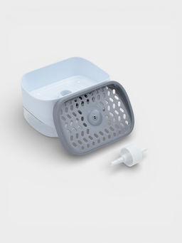 Дозатор для моющего средства с подставкой для губки Raccoon, губка в комплекте