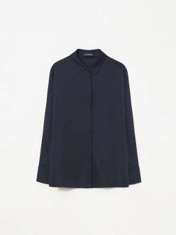 Рубашка однотонная - Emka фото 5