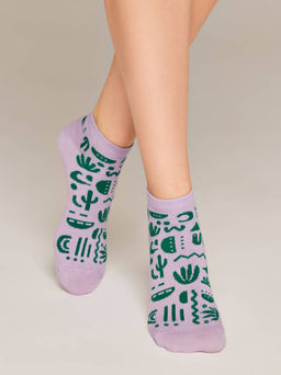 Цена за 2 пары Носки короткие Conte Elegant, сиреневый  фото 2