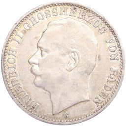 3 марки 1909 года G Германия (Баден)