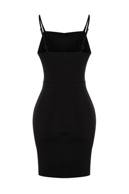 TRENDYOLMILLA Ac?k Yesil Vucuda Oturan Korse Detayl? Orme K?sa S?k Abiye Elbise TPRSS23EL00104  фото 8