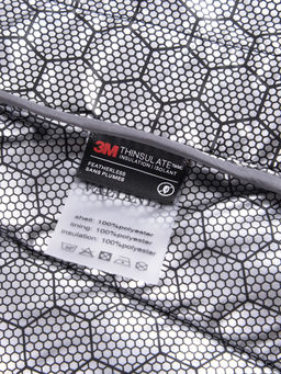 Куртка мужская стёганая с капюшоном с графеновой подкладкой синего цвета 9623_1S