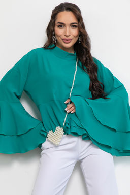 Туника Бабочка (бирюзовый) - Эльза фото 6