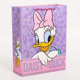 Пакет подарочный, 31 х 40 х 11,5 см Daisy duck, Минни Маус