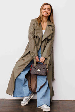 Плащ AURA 7036-176 олива